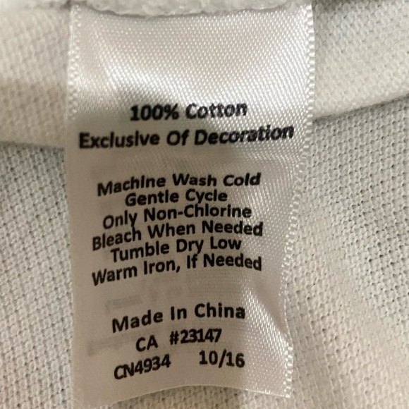 Talbots cotton navy/white stripe pink embroidery neckline 3/3 sleeve size small - Picture 11 of 11